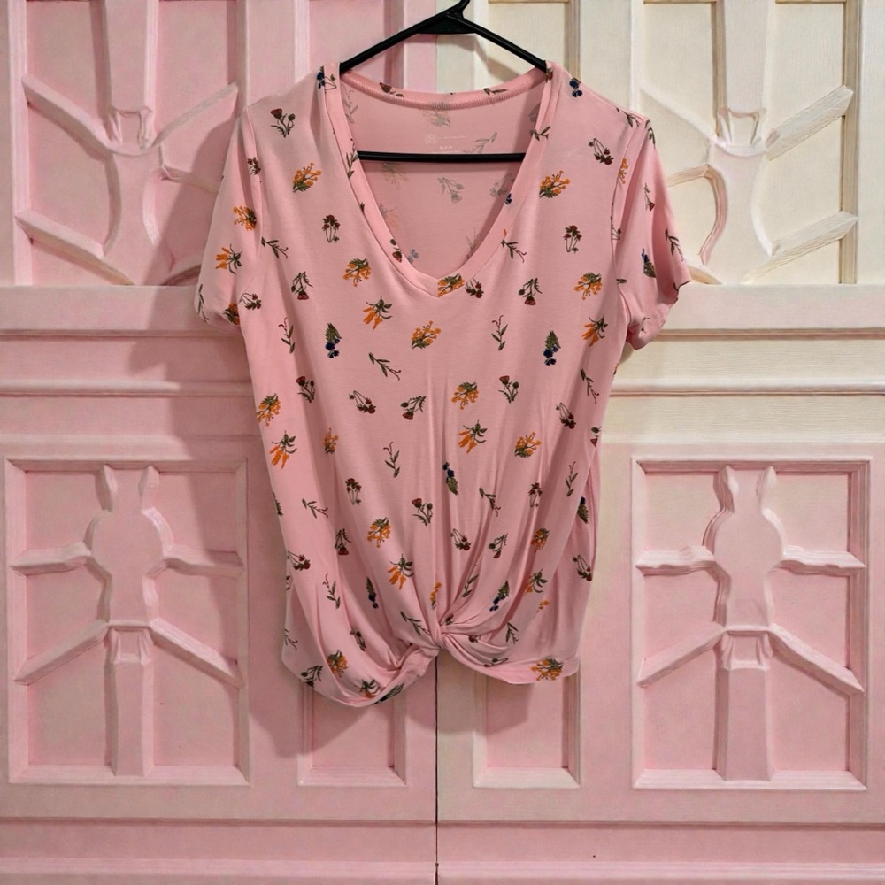 Floral Pink Women's Top